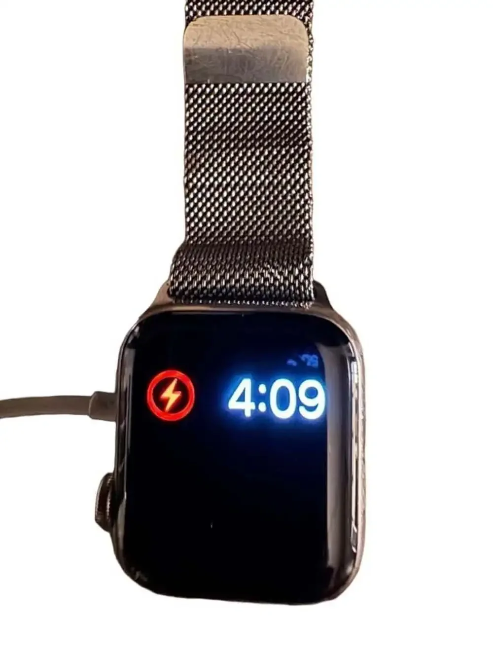 Apple Watch Series 6 44mm Stainless Steel Case with Milanese Loop
